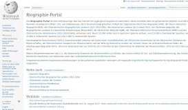 
							         Biographie-Portal – Wikipedia								  
							    