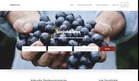 
							         Biojob-Börse.de - das informative und größte Stellenportal der Bio ...								  
							    