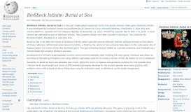 
							         BioShock Infinite: Burial at Sea - Wikipedia								  
							    