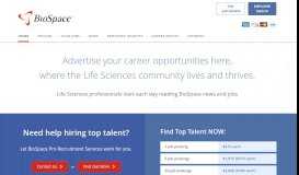 
							         BioSpace | Employer Services								  
							    