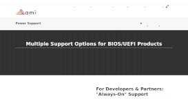 
							         BIOS/UEFI Firmware Support - American Megatrends International LLC								  
							    