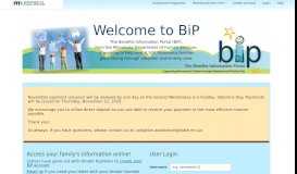 
							         BiP | The Benefits Information Portal								  
							    