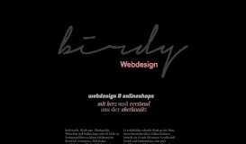 
							         Birdywerks: Webdesign und Werbung für die Oberlausitz								  
							    