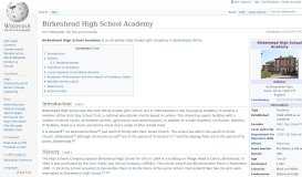 
							         Birkenhead High School Academy - Wikipedia								  
							    