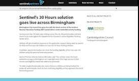 
							         Birmingham City Council - Sentinel Partners								  
							    