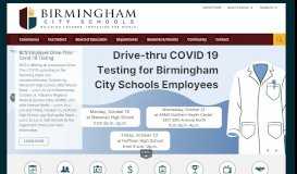
							         Birmingham City Schools / Homepage								  
							    