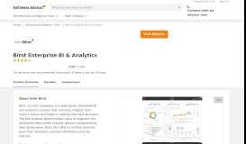 
							         Birst BI & Analytics Software Pricing, Reviews & Demo - Software Advice								  
							    