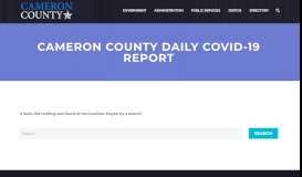 
							         Birth Records - Cameron County								  
							    