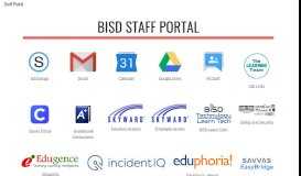 
							         BISD Staff Portal								  
							    