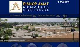 
							         Bishop Amat Memorial High School								  
							    