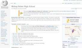 
							         Bishop Heber High School - Wikipedia								  
							    