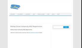 
							         Bishop Stuart University BSU Registration - UG Colleges								  
							    