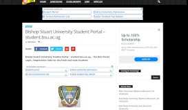
							         Bishop Stuart University Student Portal – student.bsu.ac.ug - UGstudent								  
							    