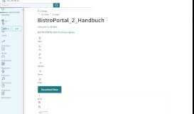 
							         BistroPortal_2_Handbuch - Scribd								  
							    