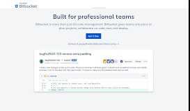 
							         Bitbucket | The Git solution for professional teams								  
							    