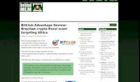 
							         BitClub Advantage Review: Brazilian crypto Ponzi scam ...								  
							    