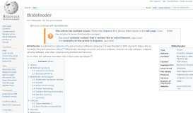 
							         Bitdefender - Wikipedia								  
							    