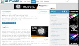
							         BitFenix Portal ITX-Gehäuse im Test – Hartware								  
							    