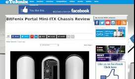 
							         BitFenix Portal Mini-ITX Chassis Review | eTeknix								  
							    