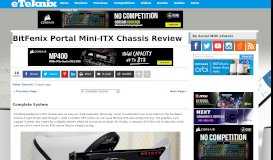 
							         BitFenix Portal Mini-ITX Chassis Review | Page 4 of 5 | eTeknix								  
							    