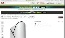 
							         BitFenix Portal Mini-Tower Case (White, Window) - B&H								  
							    