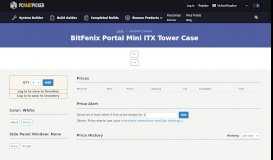 
							         BitFenix - Portal (White) Mini ITX Tower Case (BFC-POT-150-WKXKK ...								  
							    