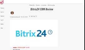 
							         Bitrix24 CRM Review & Rating | PCMag.com								  
							    