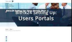 
							         Bitrix24 Setting Up: Users Portals [Part 1] - Data2CRM								  
							    