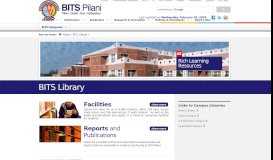 
							         BITS Library - BITS Pilani								  
							    