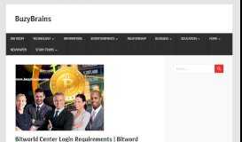 
							         Bitworld Center Login Requirements | Bitword Center ...								  
							    