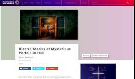 
							         Bizarre Stories of Mysterious Portals to Hell | Mysterious Universe								  
							    