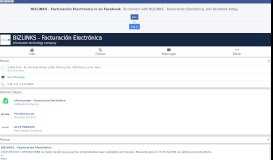 
							         BIZLINKS - Facturación Electrónica - Inicio | Facebook								  
							    