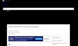 
							         BizTalk ESB Portal - Exception Handling - Stack Overflow								  
							    