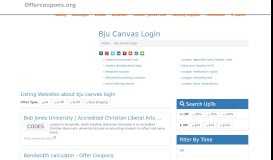 
							         bju canvas login - Get Free Coupons Now								  
							    
