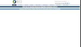 
							         BKS-Partners: Home Page								  
							    