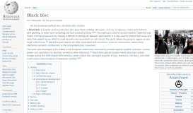 
							         Black bloc - Wikipedia								  
							    
