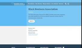 
							         Black Business Association | Business Portal								  
							    