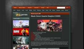 
							         Black Clover Quartet Knights-CODEX | Ova Games								  
							    
