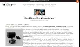 
							         Black Diamond True Wireless is Here! - Decibullz								  
							    