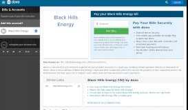 
							         Black Hills Energy (BH) | Pay Your Bill Online | doxo.com								  
							    
