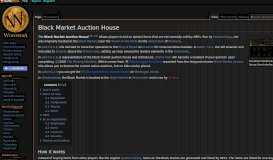 
							         Black Market Auction House - Wowpedia - Your wiki guide to the ...								  
							    