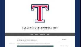 
							         Black Menu for Google – Talawanda Technology Tips								  
							    