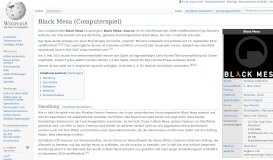 
							         Black Mesa (Computerspiel) – Wikipedia								  
							    