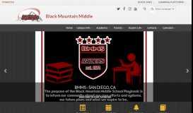 
							         Black Mountain Middle School (BMMS) - Poway Unified								  
							    