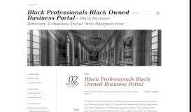 
							         Black Professionals Black Owned Business Portal | Black Business ...								  
							    