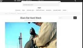 
							         Black Rat Hand Winch – Expedition Portal								  
							    