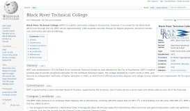 
							         Black River Technical College - Wikipedia								  
							    