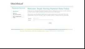 
							         Blackbaud Payment Service - Registration								  
							    