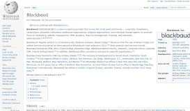 
							         Blackbaud - Wikipedia								  
							    