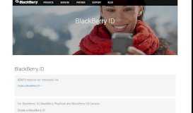 
							         BlackBerry Login - Sign In to Apps & Services - Germany - BlackBerry ID								  
							    